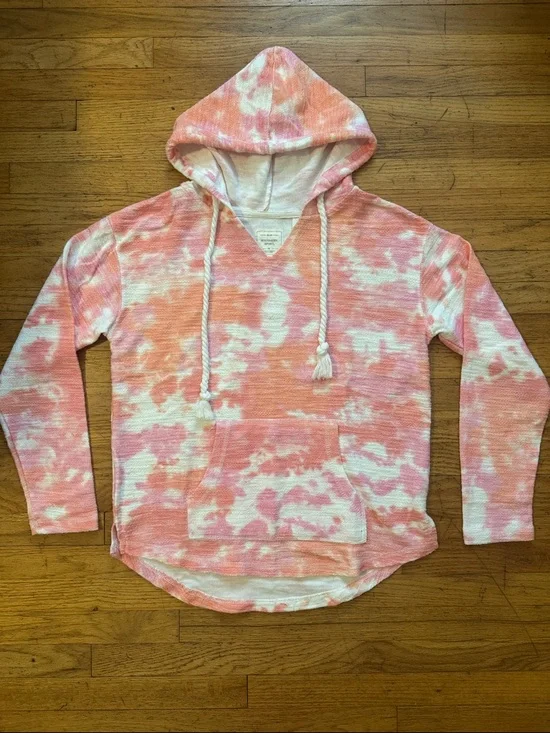 NWOT! Tie-Dye Hooded Pullover Sweatshirt - Picture 1 of 4